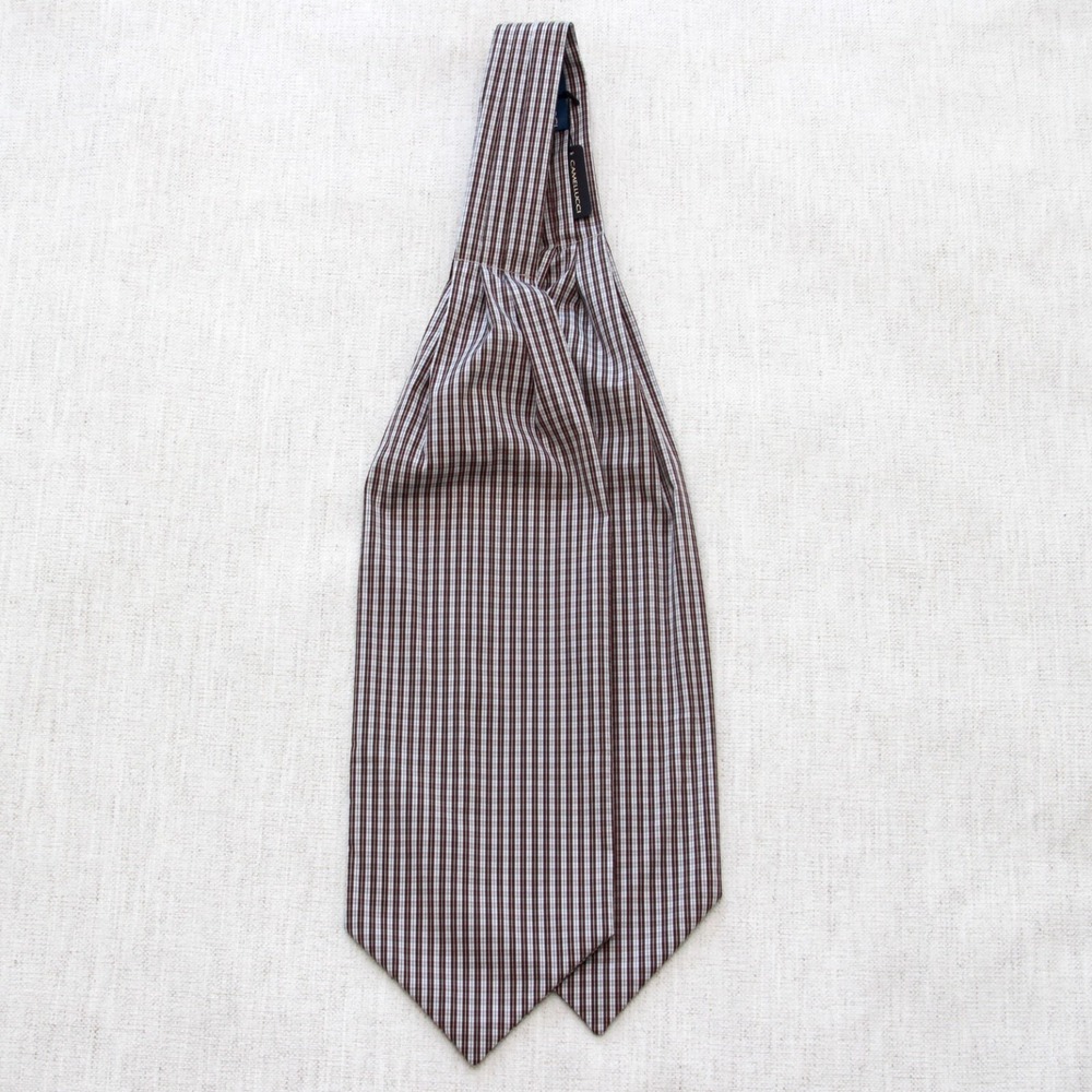 Men's Cotton Cravat Ascot Tie Classic Neck‎ Scarf A231